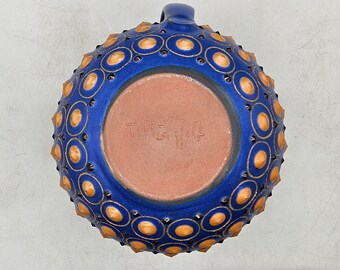 ヴィンテージ サイン入り陶器 水差し / ピッチャー / 花瓶