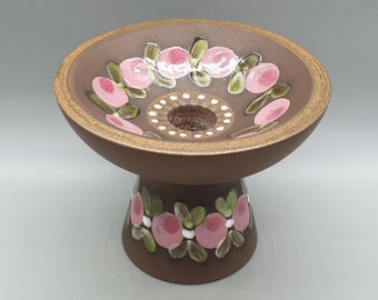 1960s Gunnar Nyman Sweden Candle Holder | Vintage Scandinavian Ceramics