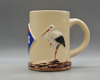 Vintage Jablonscy Ceramika Warszawa Poland Mug | Vintage Polish Pottery