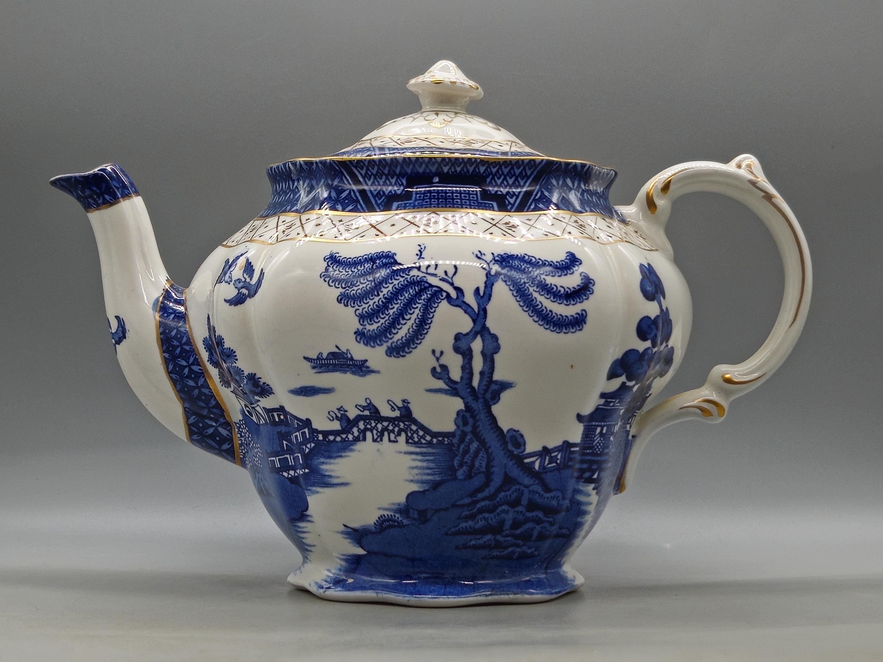 Booths old willow teapot - Etsy 日本