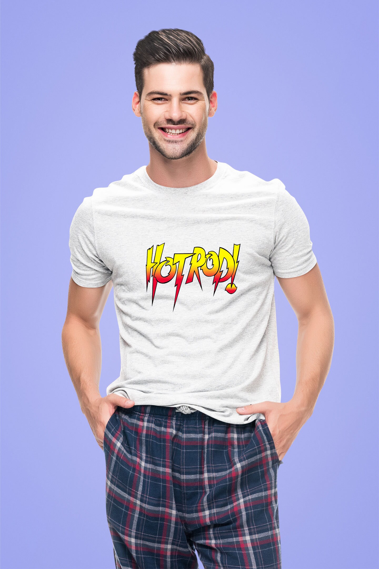 WWF Rowdy Roddy Piper Hot Rod Replica Costume T-Shirt – White, Cotton Blend, Halloween Cosplay