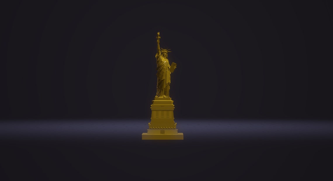 Statue of Liberty Stl File Stl Package 3d Printing 3d Etsy