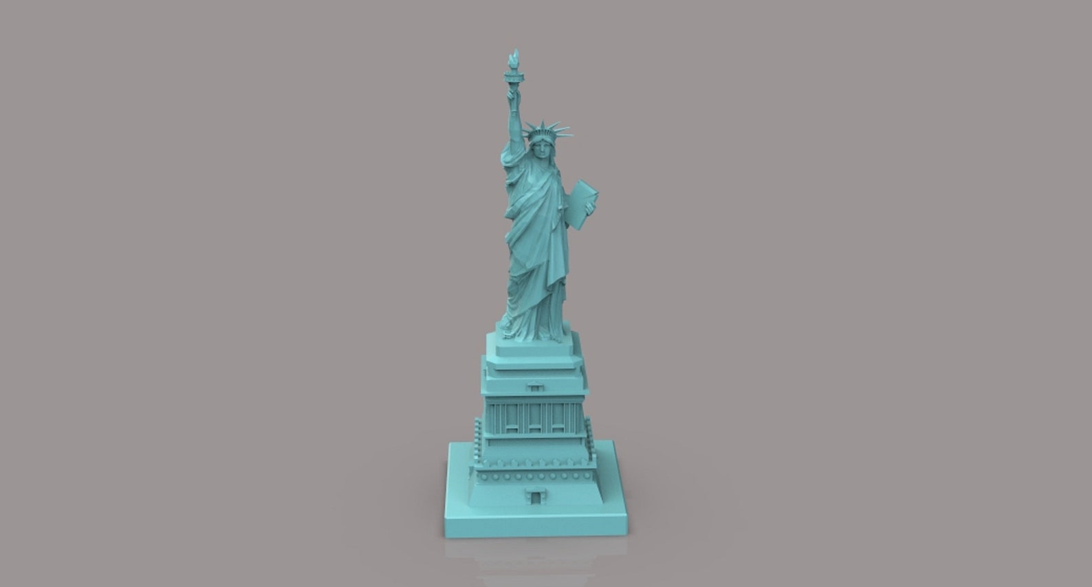 Statue of Liberty Stl File Stl Package 3d Printing 3d Etsy
