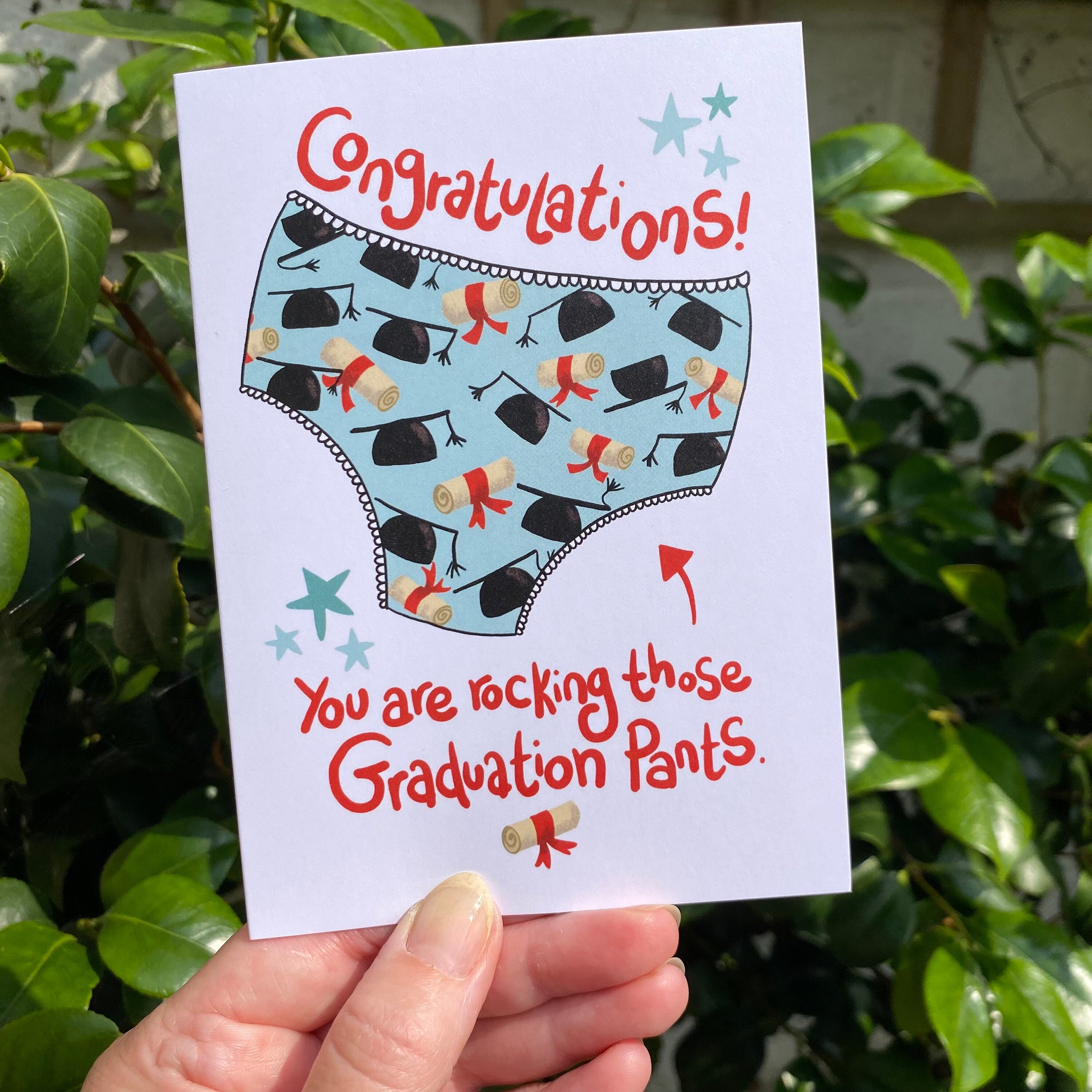 Smarty Pants, Exam, Graduation Personalised Boxer Briefs