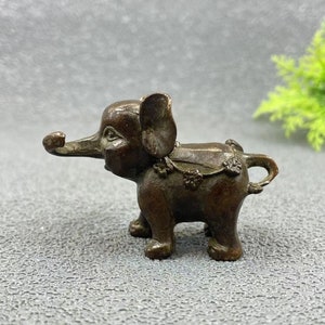 Elefante de la suerte, elefante antiguo decorativo de buena suerte, figura  de elefante blanco, adorno de elefante vintage, exquisitos adornos de