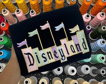 Sudadera bordada de Disneyland, estilo coqueto
