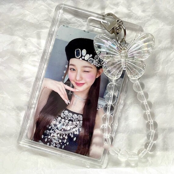 Original Butterfly Card Holder 3 inch Kpop Photocard Holder PVC