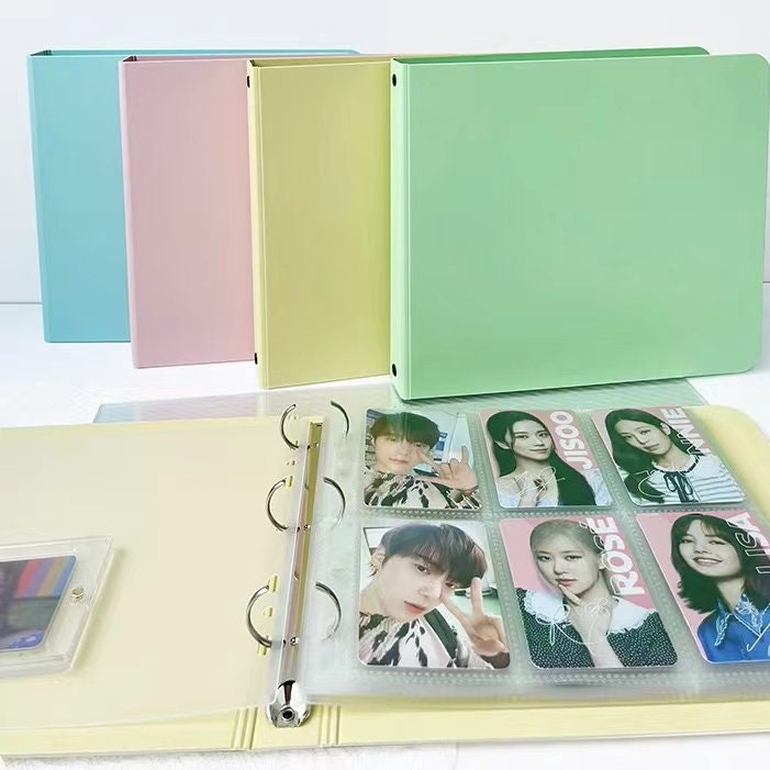 50PCS Photo Sleeves for 6 Ring Binder, A5 Binder Photo Page Protectors,  Trading Card Album Sleeves Pages for Photocards, Game Cards (3.5” x 5”) -  Yahoo Shopping