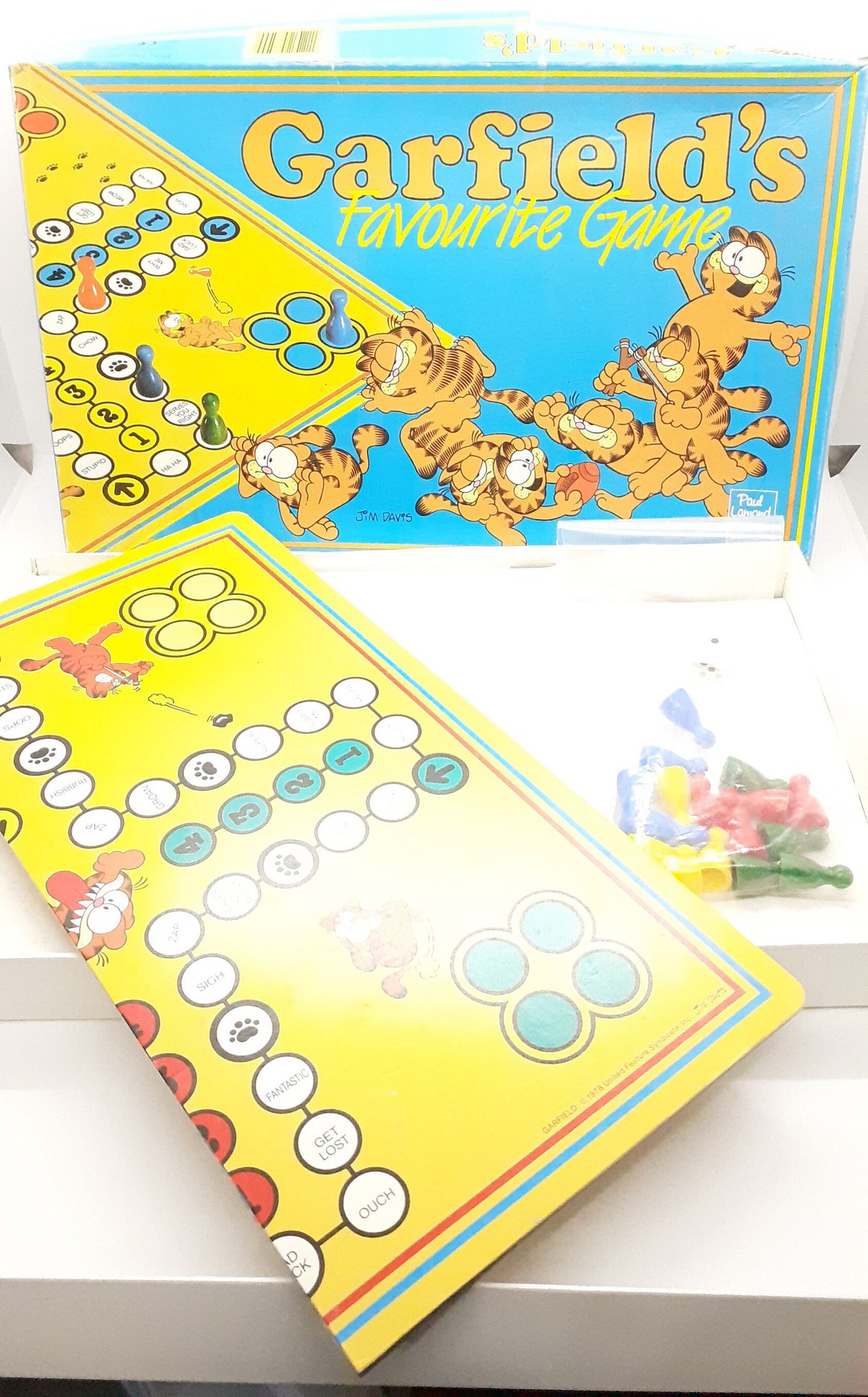 Garfield's Favourite Game. Paul Lamond Games. Garfield Etsy