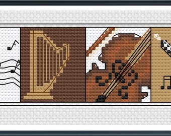 Music Cross Stitch (Bookmark) - Setting Words to Music