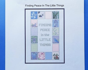 Zen Cross Stitch - Finding Peace in the Little Things Sampler