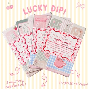 Fleurs on Sunday&#39;s Lucky Dip Bag | Bookmark Mystery Bag | Bookish Gifts | Book Gifts | Bookish | Blind Box