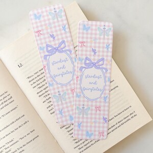Stardust And Fairytales Bookmark | Romantasy Bookmark | Book Girly Bookmark | Fantasy Reader Bookmark | Fairies and Fae Bookmark