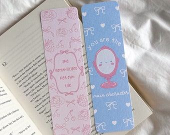 Girly Girl Era Bookmark | Soft Girl Bookmark | Main Character Bookmark | Cute Bookmark | Romantised Bookmark | Romantic Bookmark