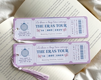 Eras Customisable Personalised Bookmark | Bookmark | It’s Been A Long Time Coming Bookmark