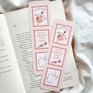 Schütze Lesezeichen Lesezeichen | Lesezeichen Sternzeichen | Niedliches Sternzeichen Lesezeichen | Horoskop Lesezeichen | Bücherwurm Geschenk