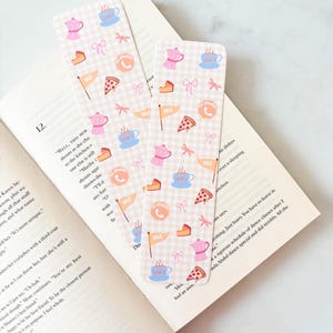 Segnalibro a tema autunnale SH / Segnalibro autunnale / Segnalibro carino e accogliente / Segnalibro caffè caffè caffè / Vibrazioni accoglienti da libro