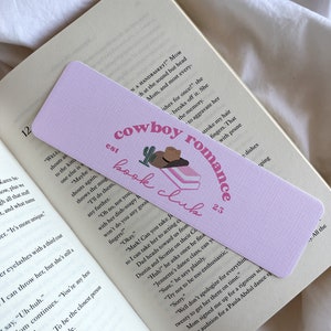 Cowboy Romance Book Club Bookmark | Cowboy Romance Era | Romance Reader ...