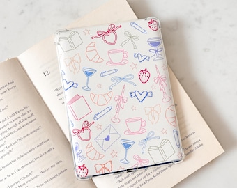 Inserto para Kindle "Cosas de Chicas" / Inserto con Lazo Coqueto / Inserto para E-reader "Linda Chica" / Inserto para Kindle "Romance" / Estuche para E-reader