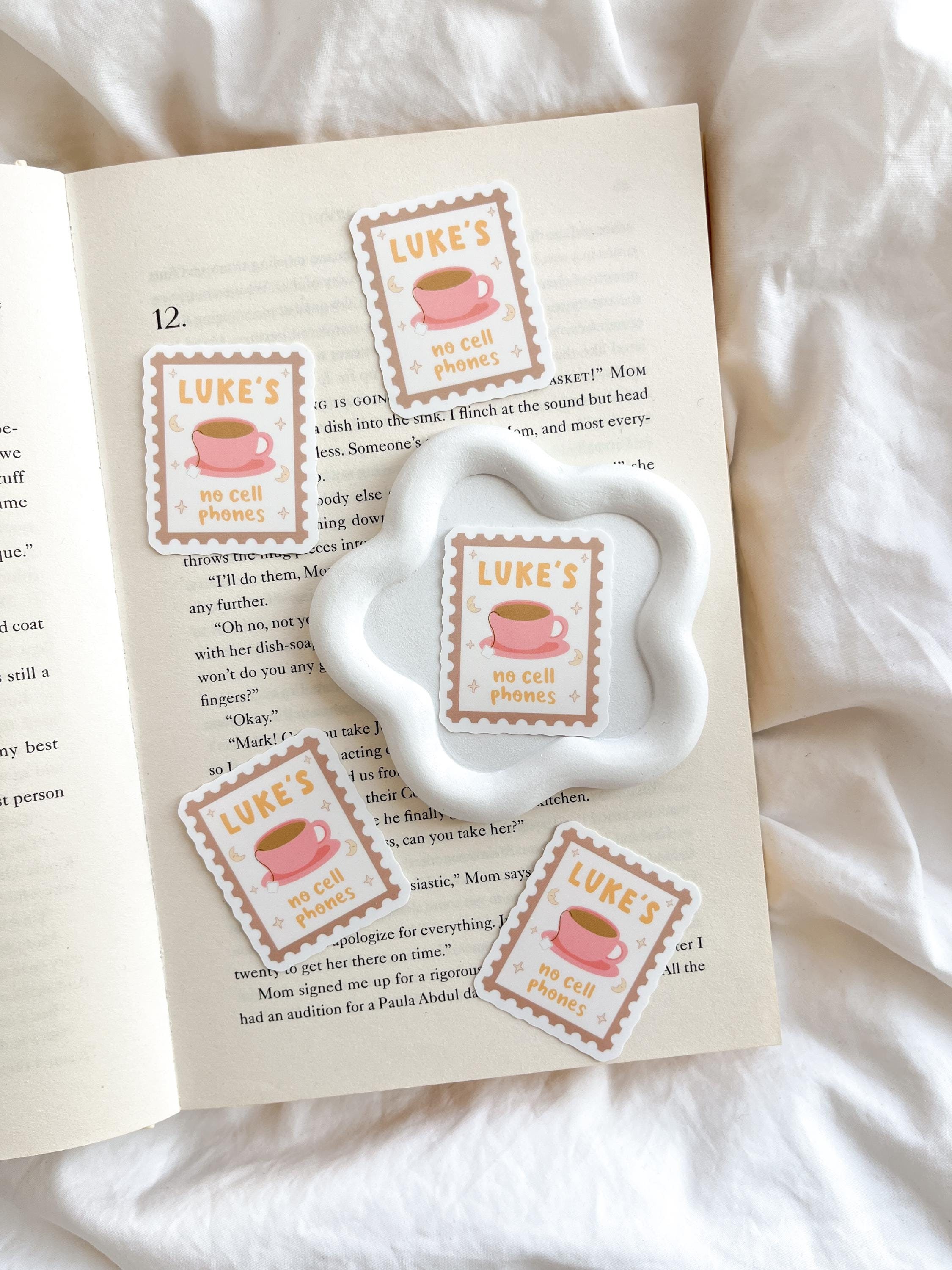 Luke Chapter Sticker Luke's Diner Stamp Sticker | Autumn Sticker | Bookish Sticker | Vinyl ...