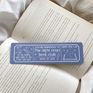 Night Court Book Club Bookmark | A Court Of Bookmark | Fantasy Bookmark | Rhys | To The Stars Who Listen