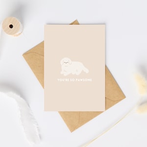 Vous êtes si costaud | Golden retriever du Labrador | Je t'aime | carte d'anniversaire de chien | Chiot mignon | Carte chien drôle