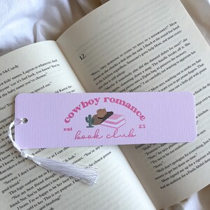 Cowboy Romance Book Club Bookmark | Cowboy Romance Era | Romance Reader ...