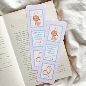 Lesezeichen Lesezeichen | Lesezeichen Sternzeichen | Niedliches Sternzeichen Lesezeichen | Horoskop Lesezeichen | Bücherwurm Geschenk