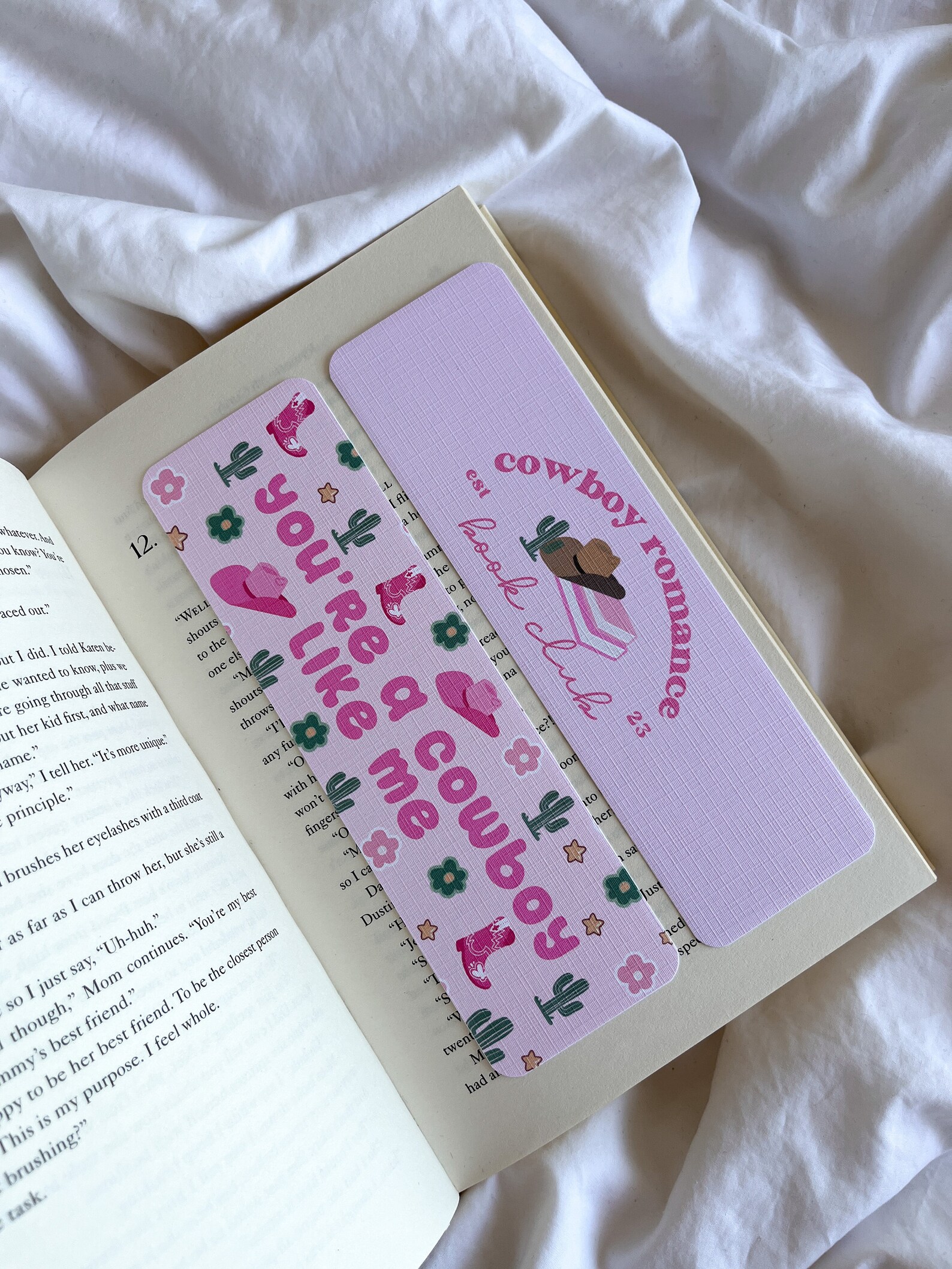 Cowboy Romance Book Club Bookmark | Cowboy Romance Era | Romance Reader ...