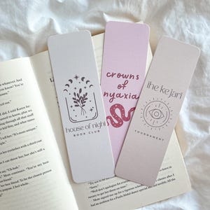 The Serpent And The Wings Of Night Bookmark | The Kejari Tournament | Crowns of Nyaxia | Fantasy Bookmark | Romantasy Bookmark