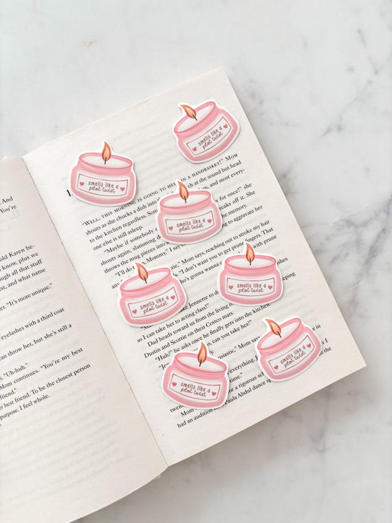 Smells Like A Plot Twist Candle Sticker | Cute Sticker | Ereader Sticker | Bookworm Sticker | Plot Twist Sticker | Journal Stickers