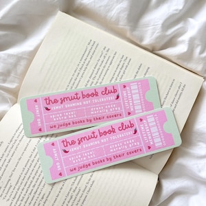 The Smut Book Club Bookmark | Book Lover Bookmark | Cute Bookmark | Smutty Bookclub | Bookish Gift | Spicy Romance Lover | Romance Era