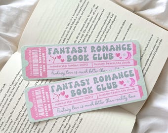 Fantasy Romance Book Club Bookmark | Romantasy Bookmark | Fantasy Reader | Book Lover | Bookish Gift
