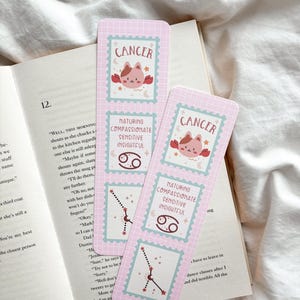 Lesezeichen Lesezeichen | Lesezeichen Sternzeichen | Niedliches Sternzeichen Lesezeichen | Horoskop Lesezeichen | Bücherwurm Geschenk