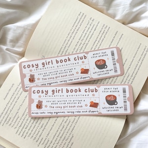 Gemütlicher Mädchenbuchclub | Kaffee Und Buchliebhaber Lesezeichen | Herbst Lesezeichen | Lesezeichen Lesezeichen Herbst Herbst | Gemütlicher Girls Club | Gemütliche Stimmung
