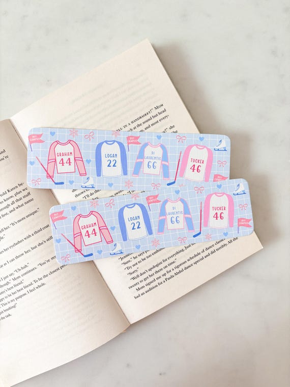 Sports Romance Book Boyfriends Bookmark | Campus Book Boyfriend | Sports Romance Bookmark | Book Lover