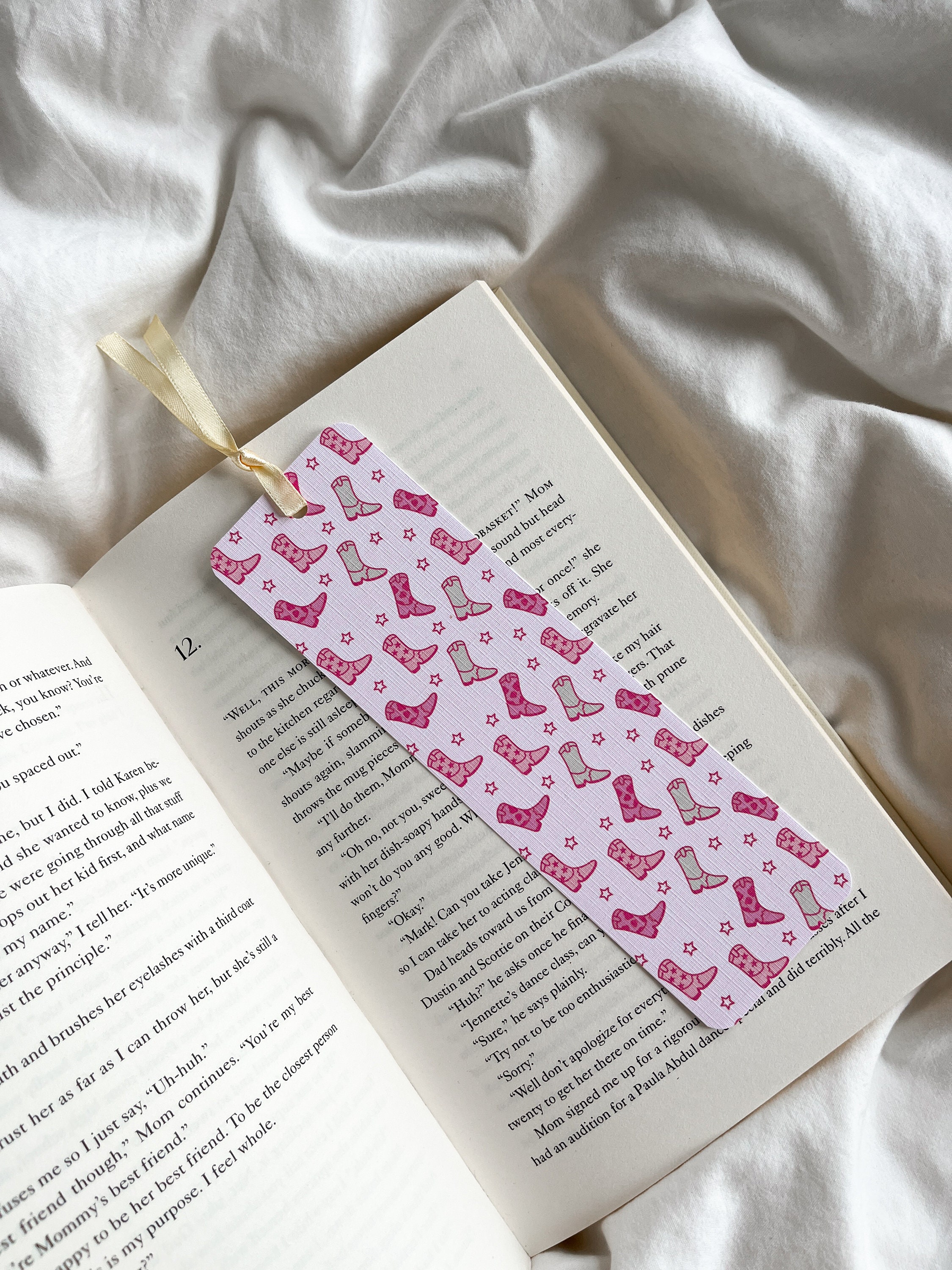 Cowboy Romance Book Club Bookmark | Bookmark Ticket | Book Lover Club ...