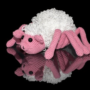 Crochet pattern Shiderpig // Amigurumi pattern // Sheep Spider Pig Crochet pattern // PDF pattern image 1