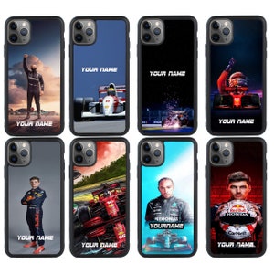 Personalised F1 Phone Case for iPhone 6 7 8 11 12 13 14 iPhone XR X Pro Plus / Samsung Galaxy S23 S22 S21 S20 Ultra A12 A52 A70 Huawei Pixel