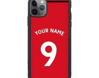 Personalised Manchester 23-24 Shirt for Apple iPhone 14 13 12 11 XR X Pro Plus / Samsung Galaxy S22 S21 S20 Ultra A12 A52 A70 Huawei Pixel