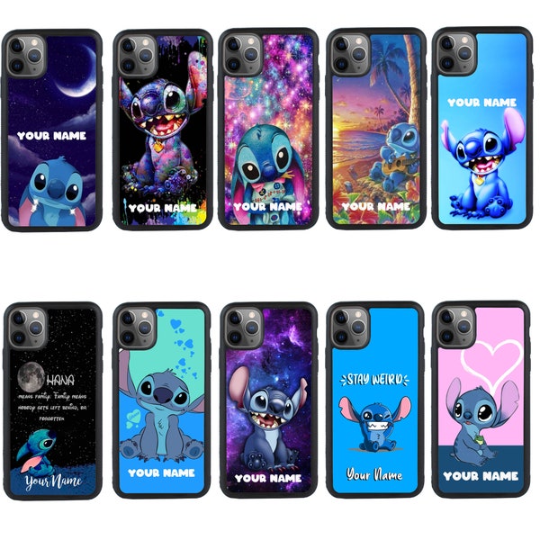 Personalised Stitch Phone Case for iPhone 11 12 13 14 iPhone XR X Pro Plus / Samsung Galaxy S23 S22 S21 S20 Ultra A12 A52 A70 / Huawei Pixel