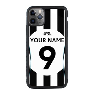 Personalised Newcastle 25-26 for Apple iPhone 16 15 14 13 12 11 XR X Pro Plus / Samsung Galaxy S24 S23 S22 S21 FE Ultra A12 A52