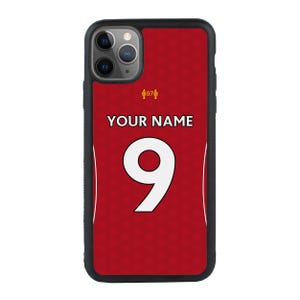 Personalised Liverpool 25/26 for Apple iPhone 16 15 14 13 12 11 XR X Pro Plus, Samsung Galaxy S24 S23 S22 S21 S20 Ultra A12 A52 Huawei Pixel