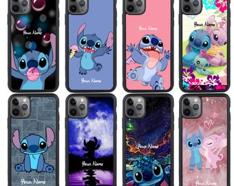 Gepersonaliseerde Stitch telefoonhoesje voor iPhone 11 12 13 14 15 iPhone XR X Pro Plus / Samsung Galaxy S22 S21 S20 Ultra A12 A52 / Huawei / Pixel