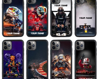 Personalised F1 Phone Case for iPhone 6 7 8 11 12 13 14 15 16 iPhone XR X Pro Plus Samsung Galaxy S23 S22 S21 S20 Ultra A12 A52 Huawei Pixel