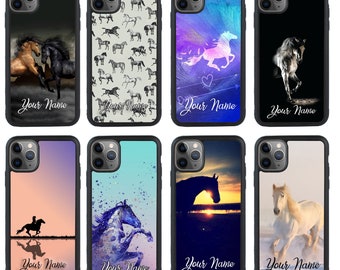 Personalised Horse Phone Case for iPhone 11 12 13 14 iPhone XR X Pro Plus / Samsung Galaxy S23 S22 S21 S20 Ultra A12 A52 A70 / Huawei Pixel