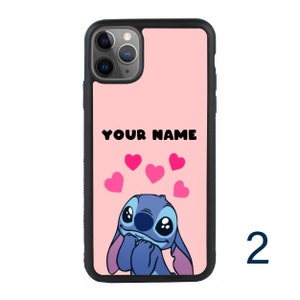 Personalised Stitch Phone Case for iPhone 11 12 13 14 15 iPhone XR X Pro Plus / Samsung Galaxy S22 S21 S20 Ultra A12 A52 / Huawei / Pixel 2