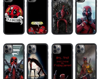 Deadpool Phone Case for iPhone 11 12 13 14 15 iPhone XR Case X Pro Plus / Samsung Galaxy S23 S22 S21 S20 Ultra A12 A52 Huawei Google Pixel
