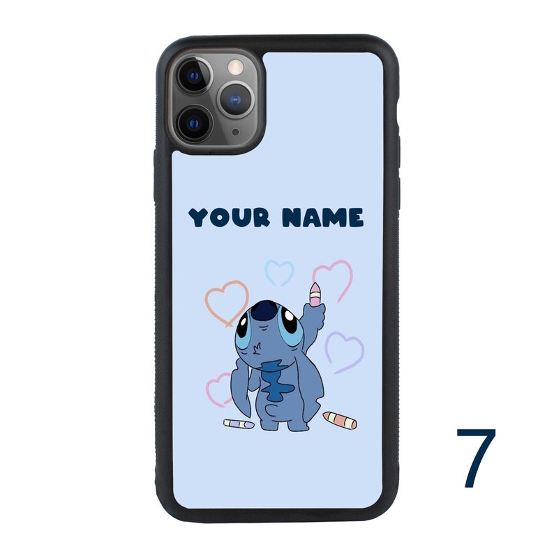 Personalised Stitch Phone Case for iPhone 11 12 13 14 15 iPhone XR X Pro Plus / Samsung Galaxy S22 S21 S20 Ultra A12 A52 / Huawei / Pixel image 8