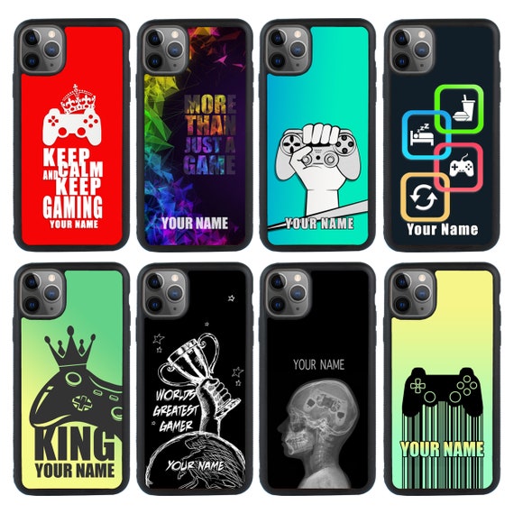 Personalised Gamer Phone Case for iPhone 6 7 8 11 12 13 14 XR X Pro Plus / Samsung Galaxy S23 S22 S21 S20 Ultra Plus / Huawei / Google Pixel